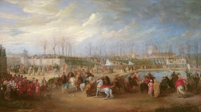 Mehemet Effendi, Turkish Ambassador, Arrives at the Tuileries on 21st March, 1721 by Charles Parrocel